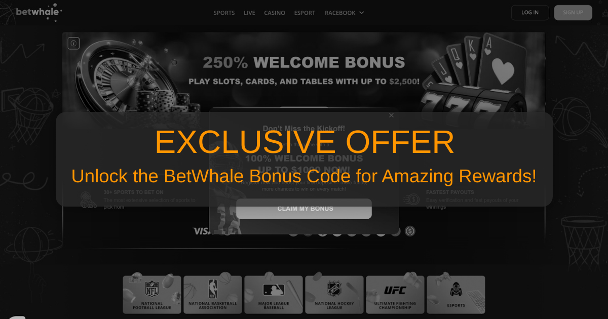BetWhale Bonus Code - Best Casino Offers 2026 USA
